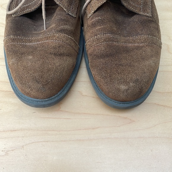 SKECHERS Mens Suede Derby Oxfords Size 14